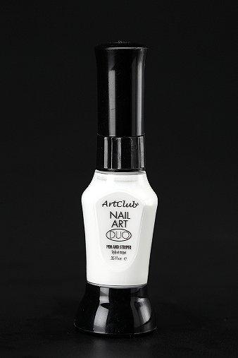 Color Club Nail Art Duo Nail Polish - White - One Size